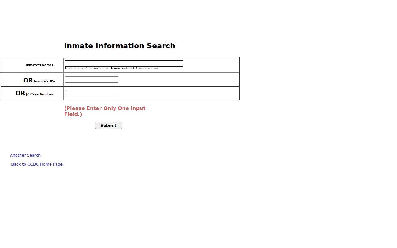Mesquite residents directory Clark County Detention Center custody search