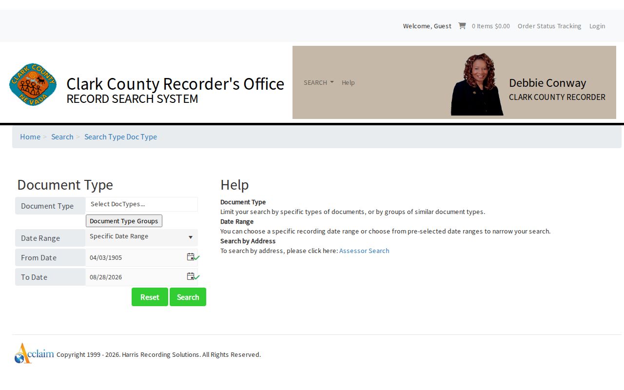 Mesquite previous residents recorder document-type search